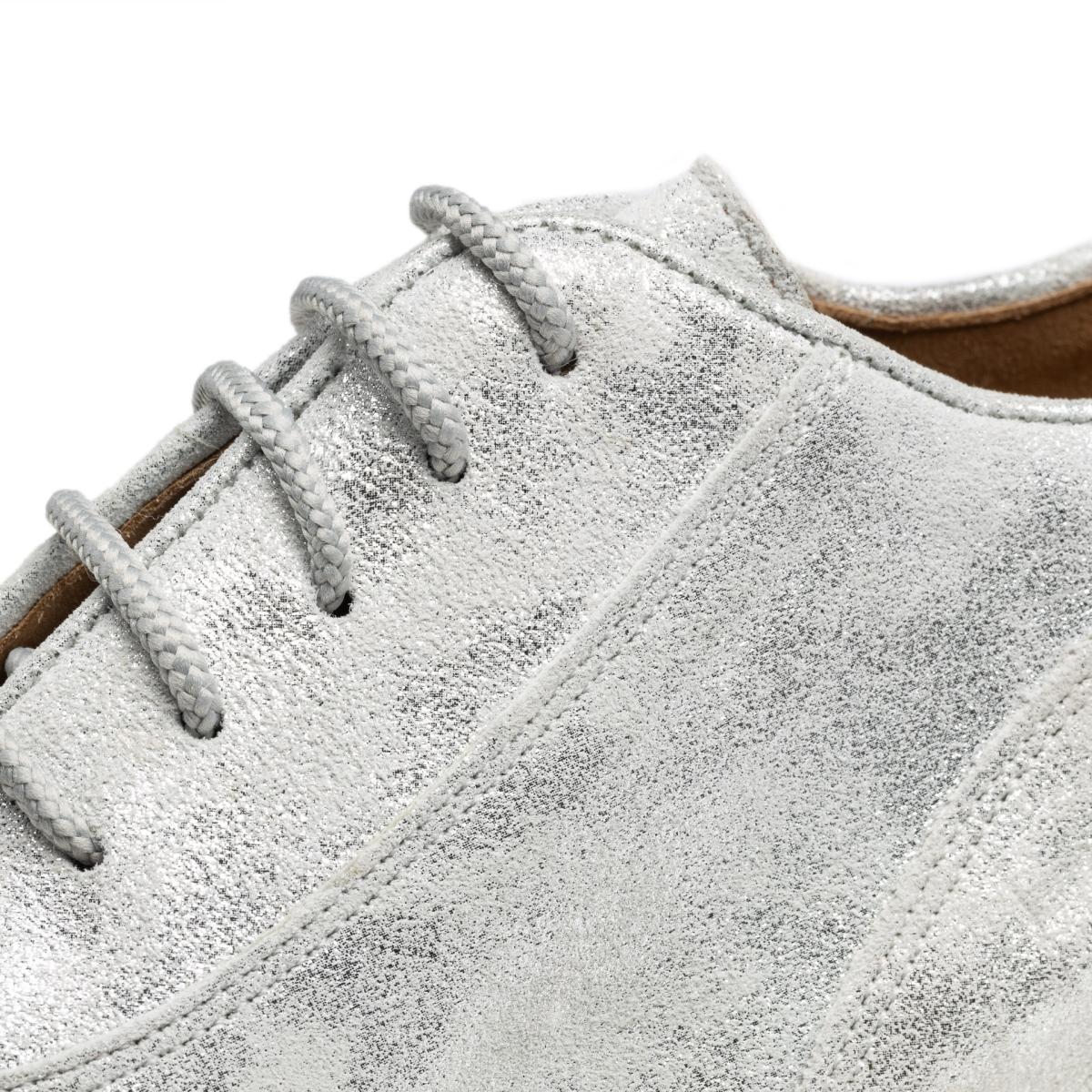 Rummos Damen Trainerschuhe R377 169 - M: Leder/Nubuck - C: Silber Cuarzo - W: Medium (Normal) - H: 45 Cuban - Si: EUR 36