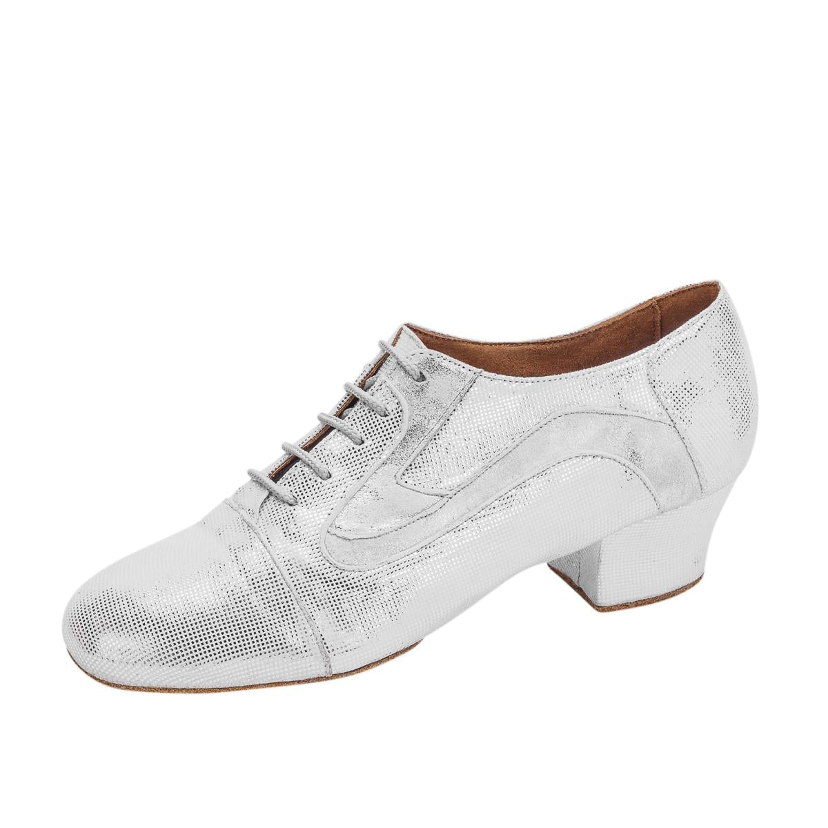 Rummos Damen Trainerschuhe R607 069-169 - Obermaterial: Leder/Nubuck - Farbe: Silber/Diva - Weite: Normal - Absatz: 45 Cuban - Größe: EUR 40