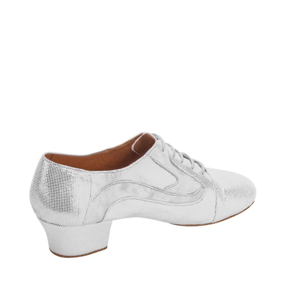 Rummos Damen Trainerschuhe R607 069-169 - Obermaterial: Leder/Nubuck - Farbe: Silber/Diva - Weite: Normal - Absatz: 45 Cuban - Größe: EUR 33,5