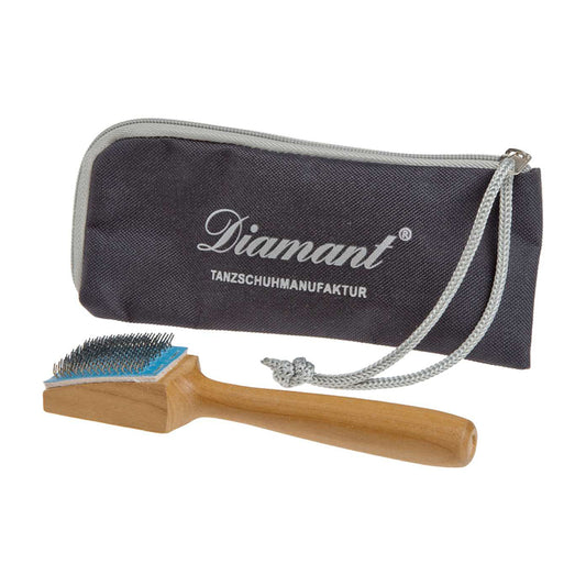 Diamant Aufraubürste für Rauledersohlen mit Etui
