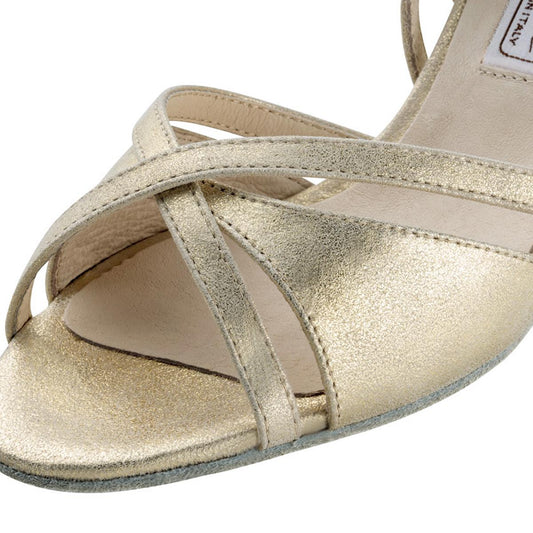 Werner Kern Damen Tanzschuhe Eva 6,5 - Farbe: Perl Nude - Größe: UK 9