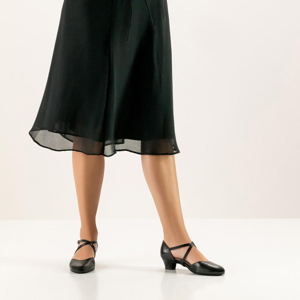 Werner Kern Damen Tanzschuhe Felice 3,4 - Farbe: Schwarz - Größe: UK 4