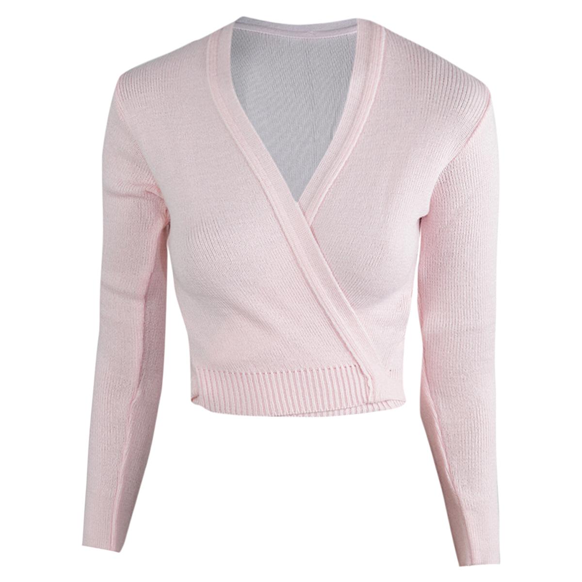 Intermezzo Damen Ballett Wickeljacke 6000 Jersey Elisa - Farbe: Rosa (007) - Größe: L
