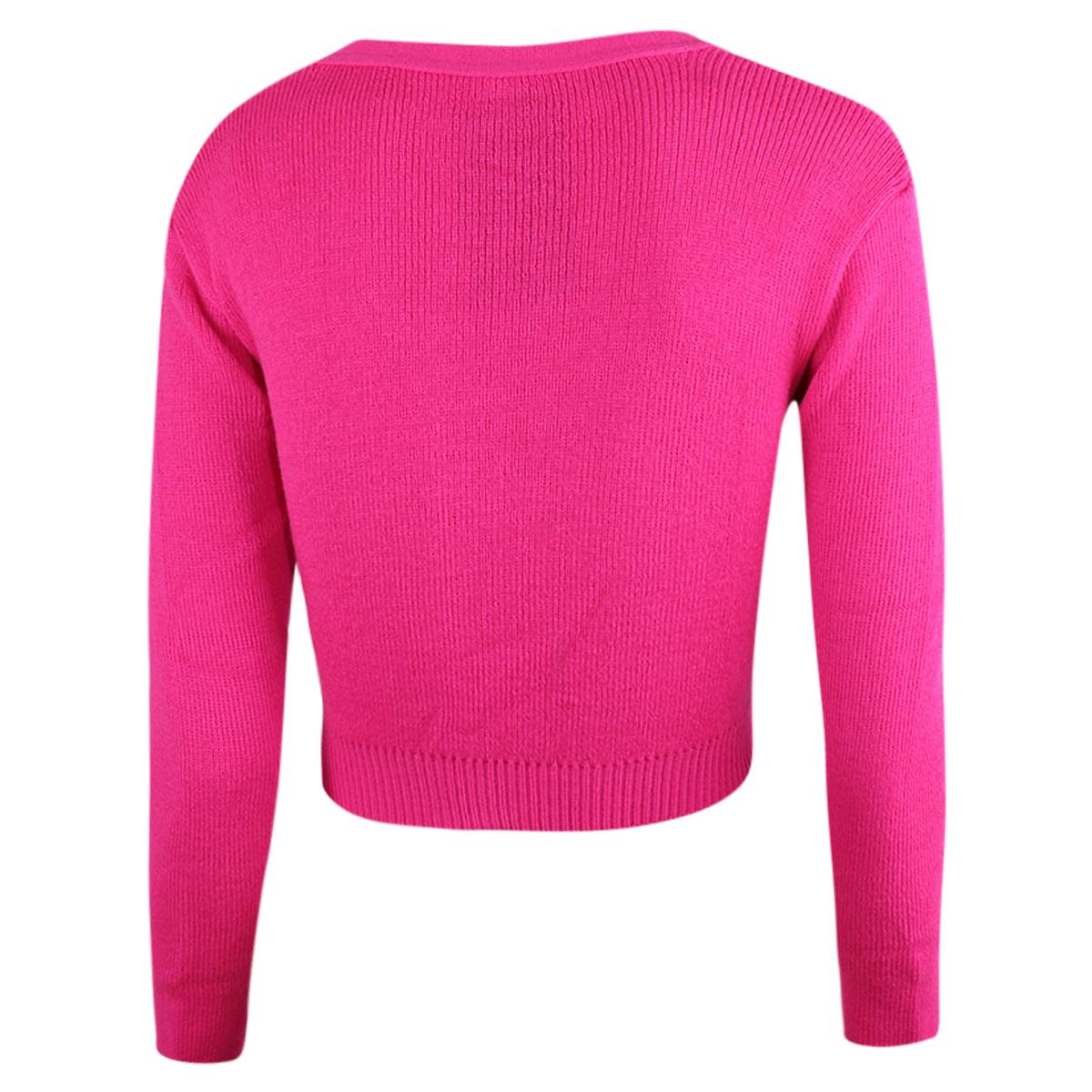 Intermezzo Damen Ballett Wickeljacke 6000 Jersey Elisa - Farbe: Fuchsia (009) - Größe: L