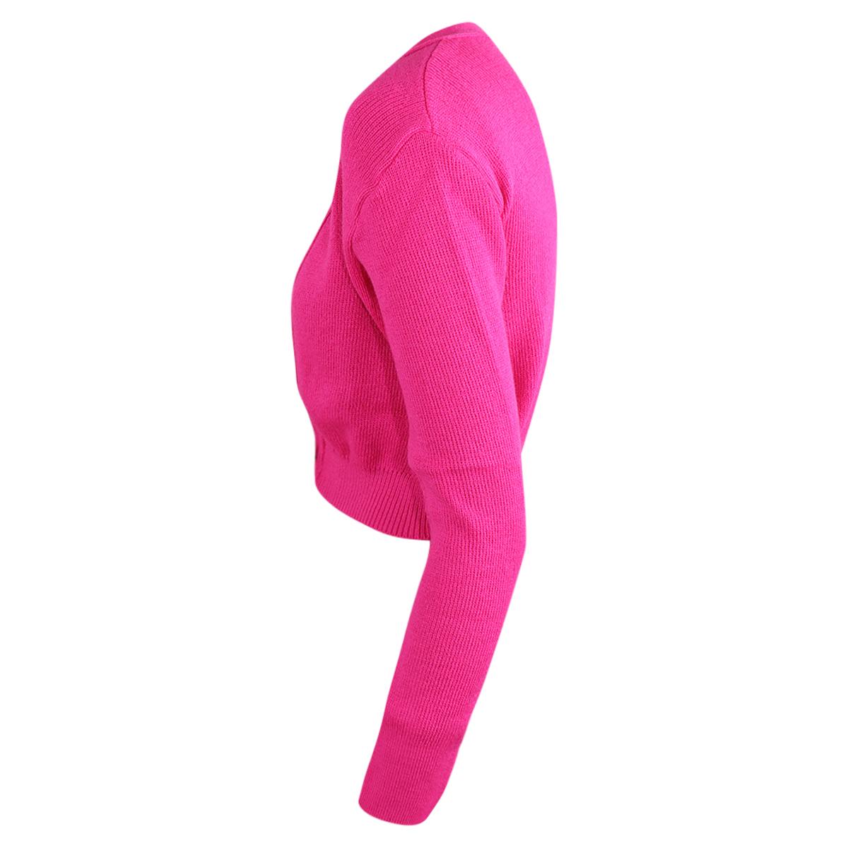 Intermezzo Damen Ballett Wickeljacke 6000 Jersey Elisa - Farbe: Fuchsia (009) - Größe: L