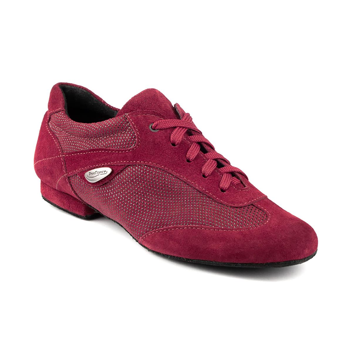 PortDance Damen Tanzschuhe PD07 - Farbe: Bordeaux - Größe: EUR 38