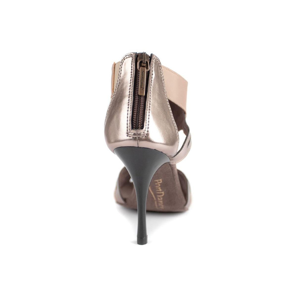 PortDance Damen Tanzschuhe PD813 - Material: Vegan - Farbe: Nude - Größe: EUR 38