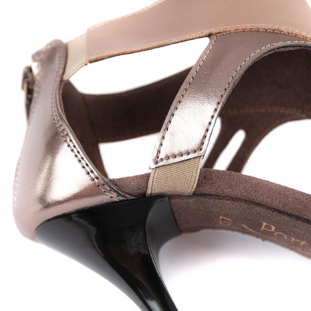 PortDance Damen Tanzschuhe PD813 - Material: Vegan - Farbe: Nude - Größe: EUR 38