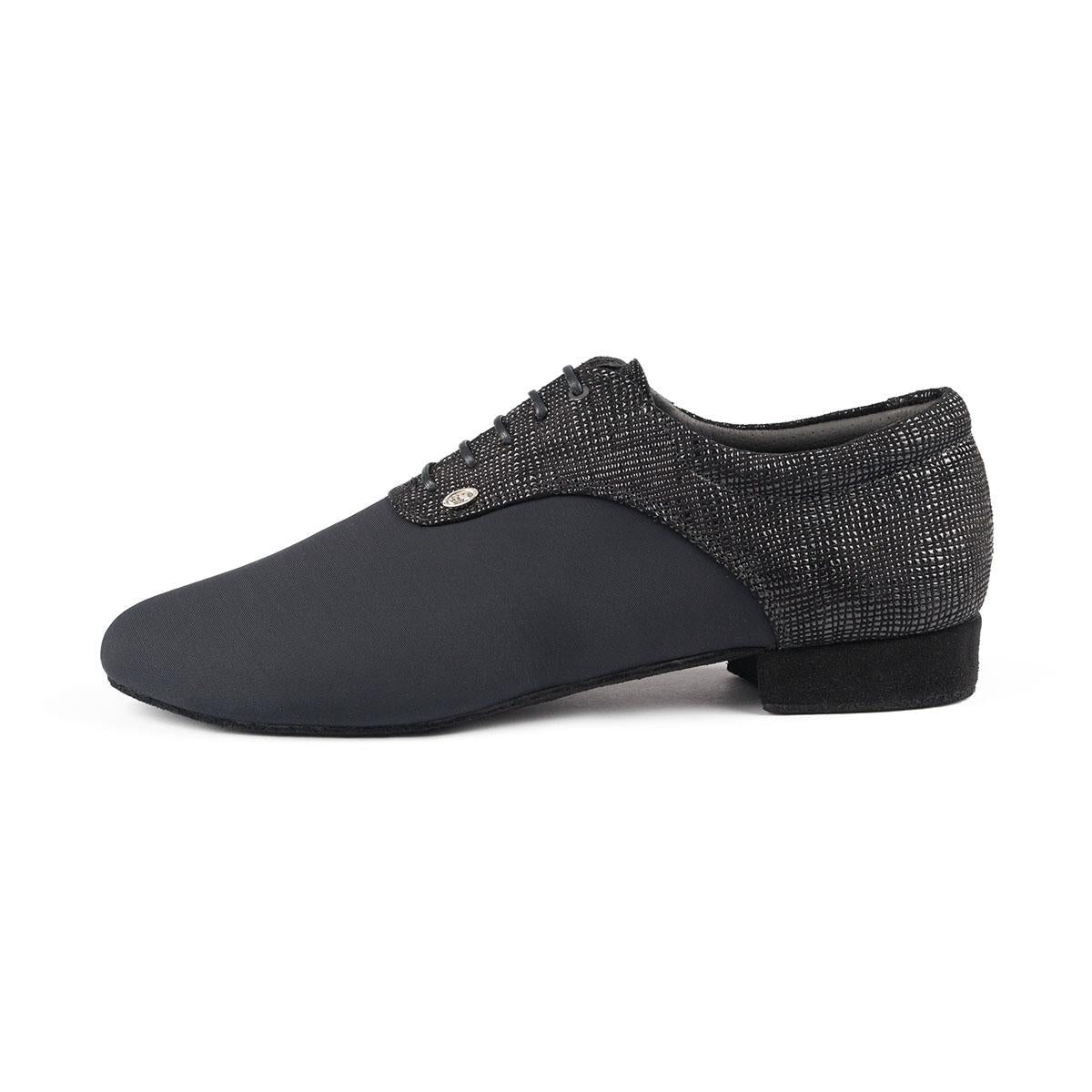 PortDance Herren Tanzschuhe PD030 - Farbe: Schwarz - Material: Neopren/Nubuck Wendy - Größe: EUR 46,5