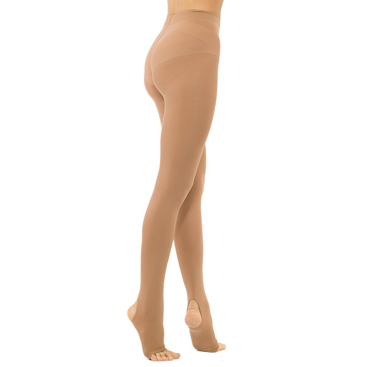 Intermezzo Damen Skating Strumpfhose 0890 Microrup - Farbe: Haselnuss (039) - Größe: L