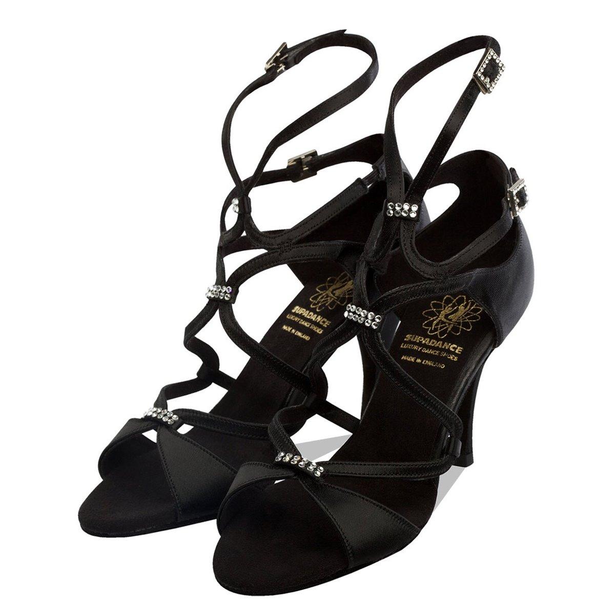 [B-Ware] Supadance Damen Tanzschuhe 1062 Schwarz - Größe: UK 3,5