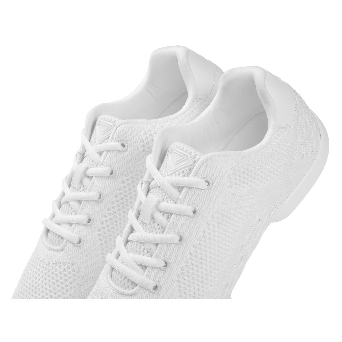 Diamant Unisex Split-Sole Dance Sneakers TUNE White - Größe: UK 7,5