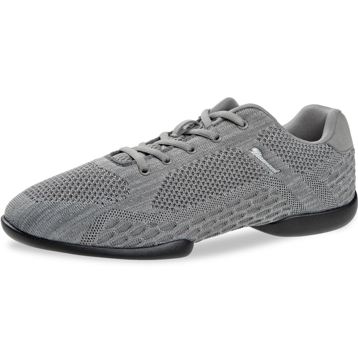 Diamant Unisex Split-Sole Dance Sneakers TUNE Light Gray - Größe: UK 12