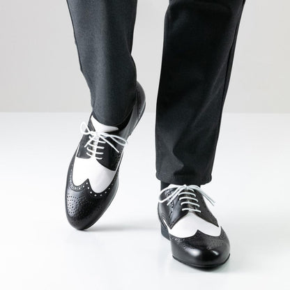 Werner Kern Herren Tanzschuhe 28023 Udine - Farbe: Schwarz/Weiß - Größe: UK 13