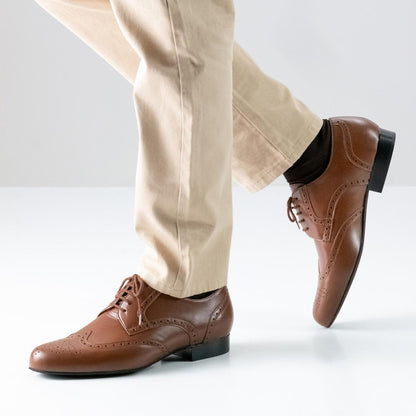 Werner Kern Herren Tanzschuhe 28023 Udine - Farbe: Cognac - Größe: UK 9