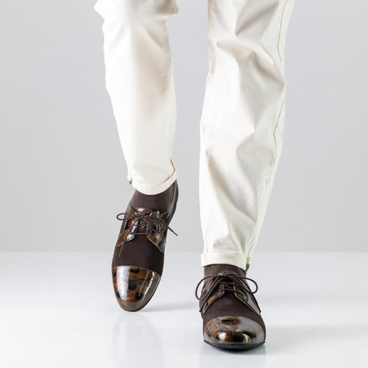 Werner Kern Herren Tanzschuhe 28049 Treviso - Farbe: Braun - Größe: UK 10