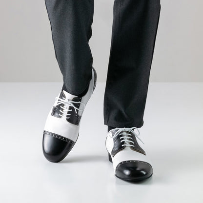 Werner Kern Herren Tanzschuhe Bergamo Schwarz/Weiß
