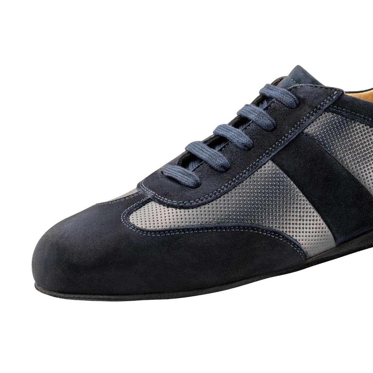 Werner Kern Herren Sneaker Tanzschuhe Bari - Farbe: Blau - Größe: UK 12