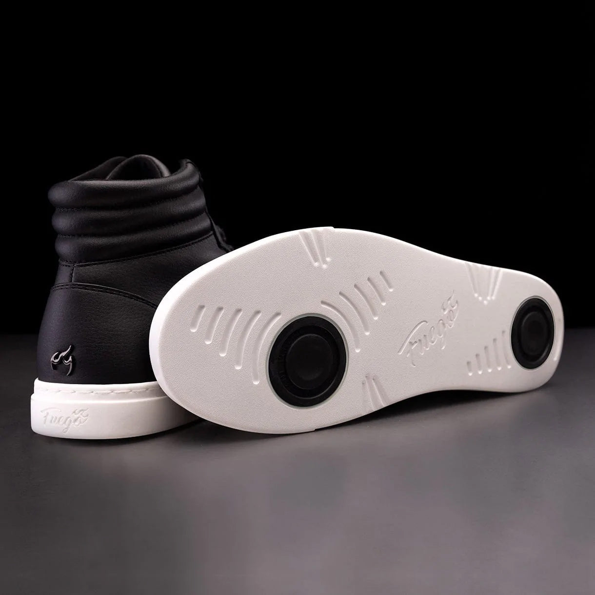 Fuego Unisex High-Top Dance Sneakers Black