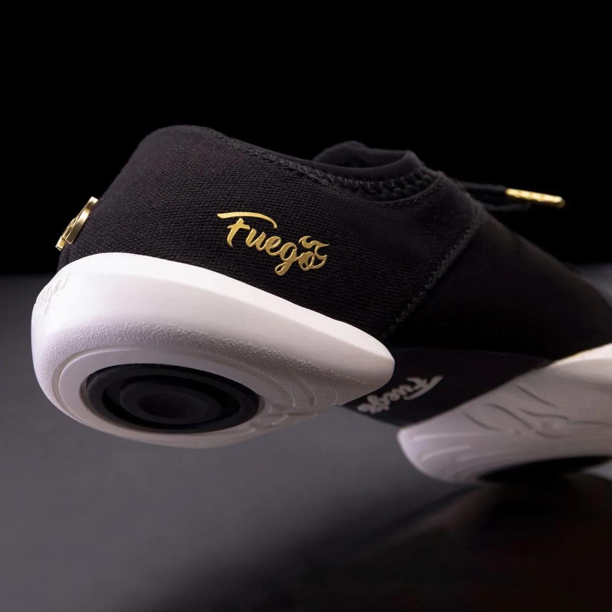 Fuego Unisex Split-Sole Dance Sneakers Black - Größe: US M5.5/W7