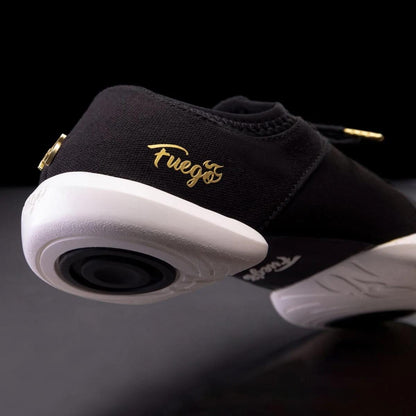Fuego Unisex Split-Sole Dance Sneakers Black - Größe: US M5/W6.5