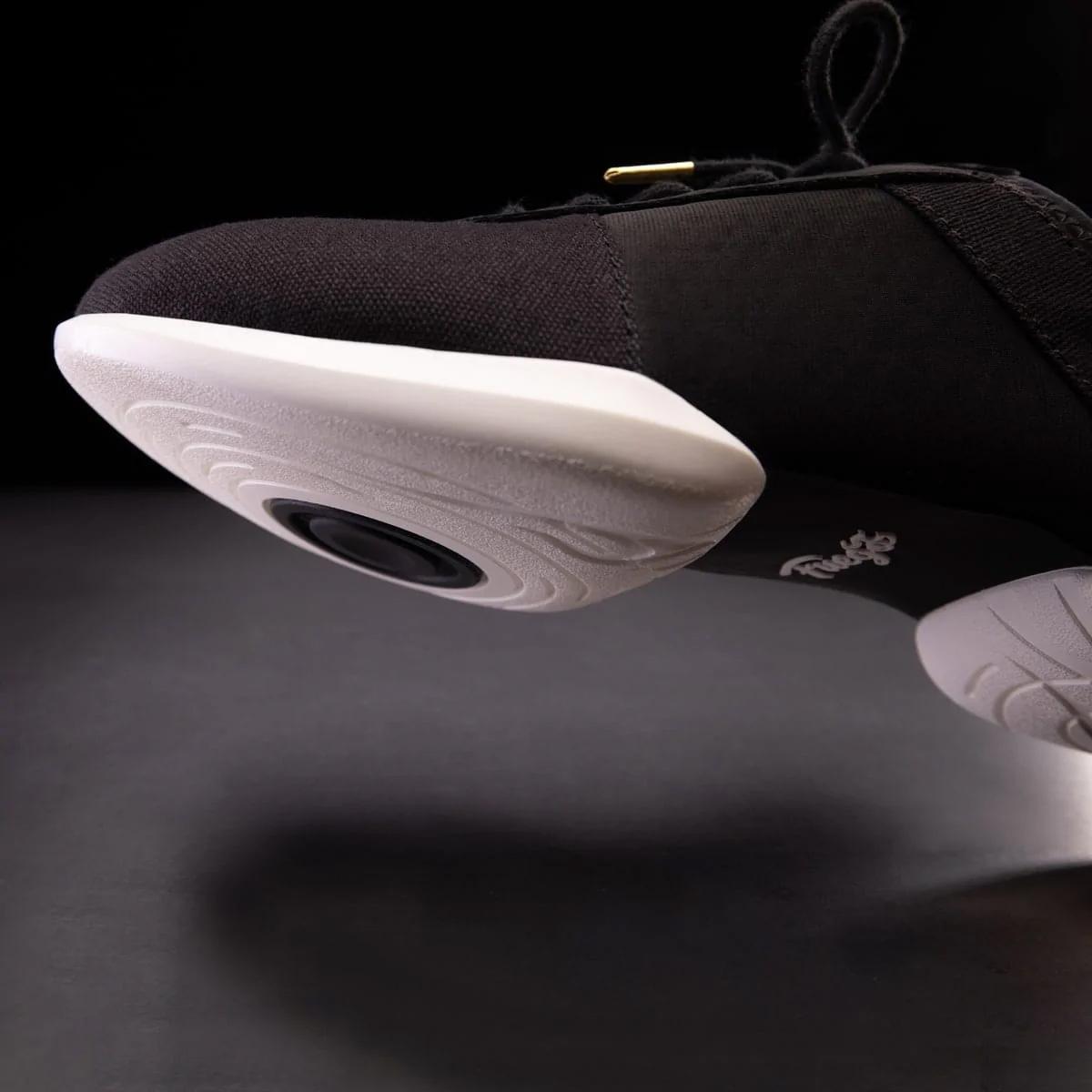 Fuego Unisex Split-Sole Dance Sneakers Black - Größe: US M5.5/W7