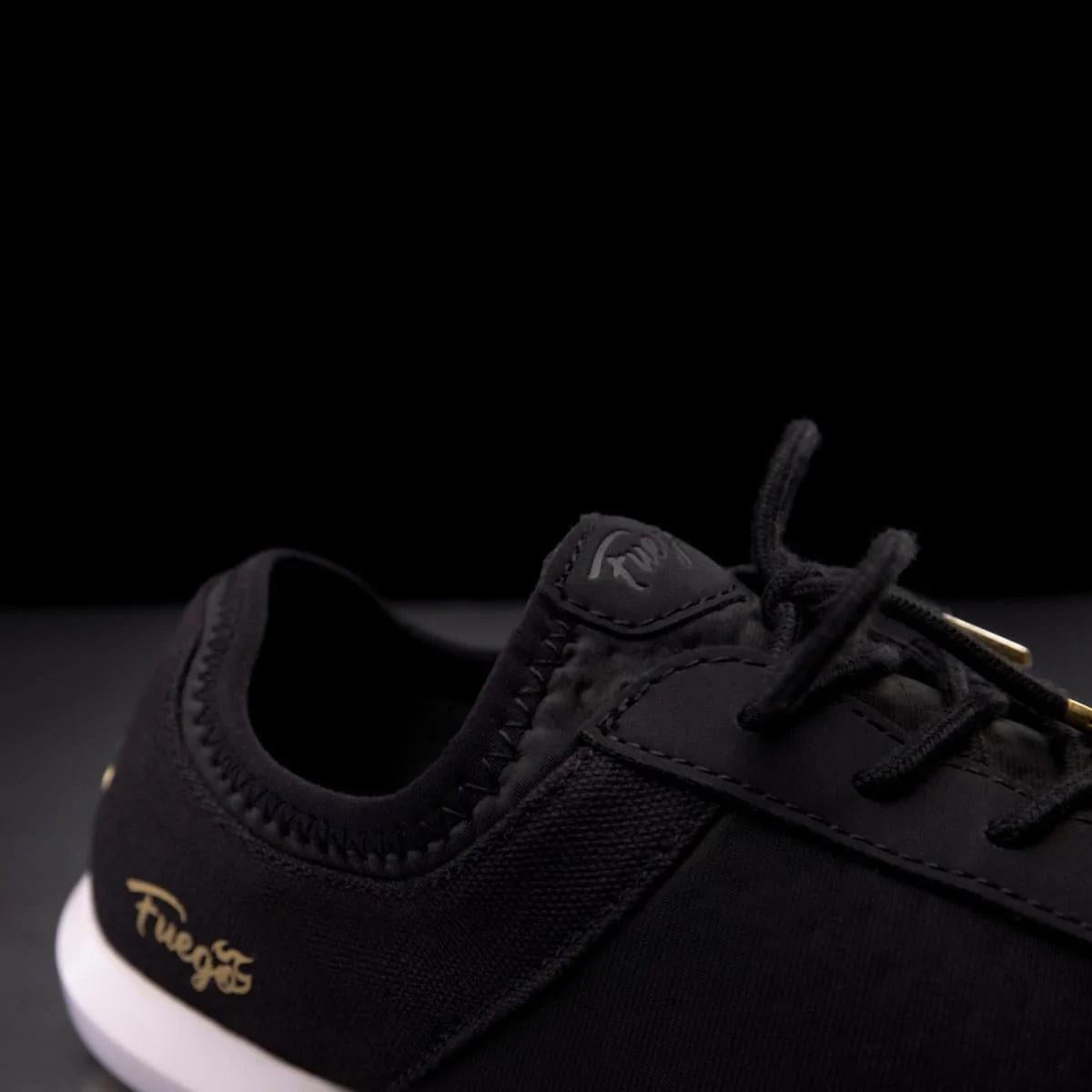 Fuego Unisex Split-Sole Dance Sneakers Black - Größe: US M5/W6.5