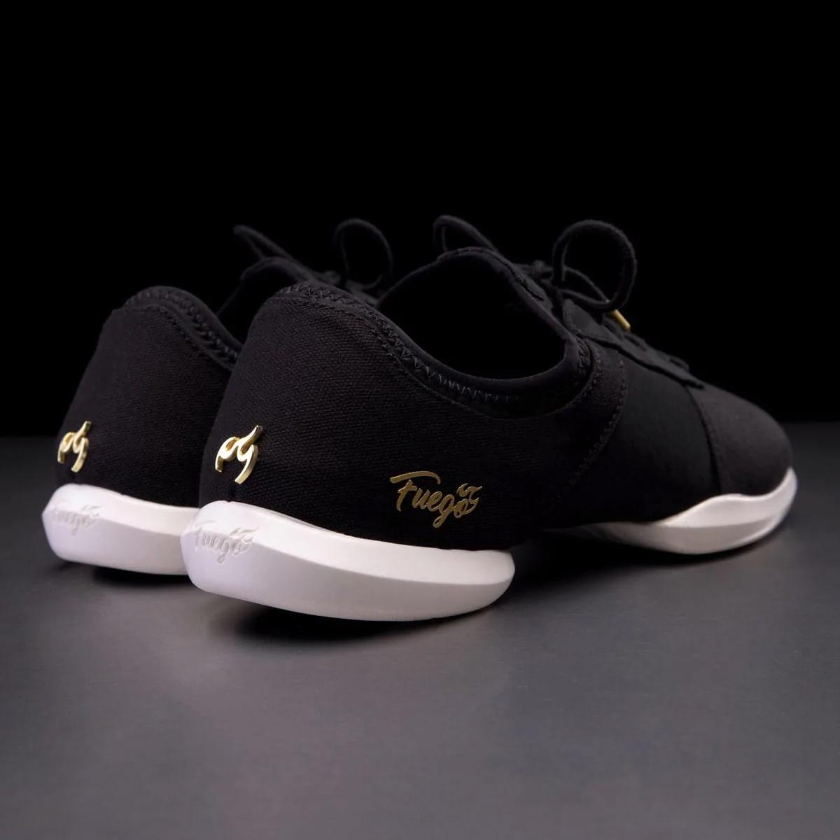 Fuego Unisex Split-Sole Dance Sneakers Black - Größe: US M4.5/W6
