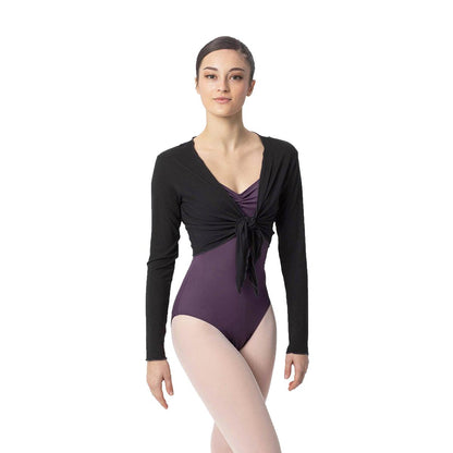 Intermezzo Damen Wickeljacke 6269 Topmodlaz - Farbe: Schwarz (037) - Größe: XXL