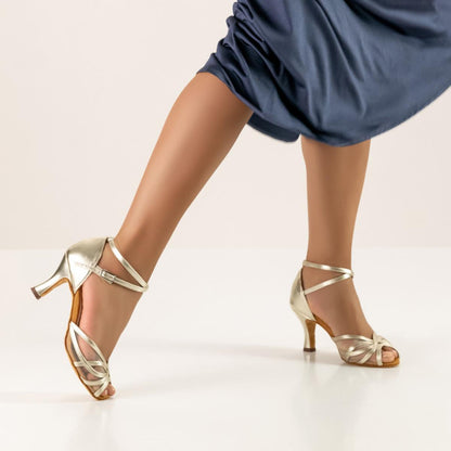 Anna Kern Damen Tanzschuhe 740-60 - Farbe: Gold - Größe: UK 4,5