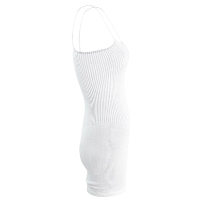 Intermezzo Damen Aufwärmanzug kurz 4587 Skinlegshort - Farbe: Weiß (001) - Größe: M