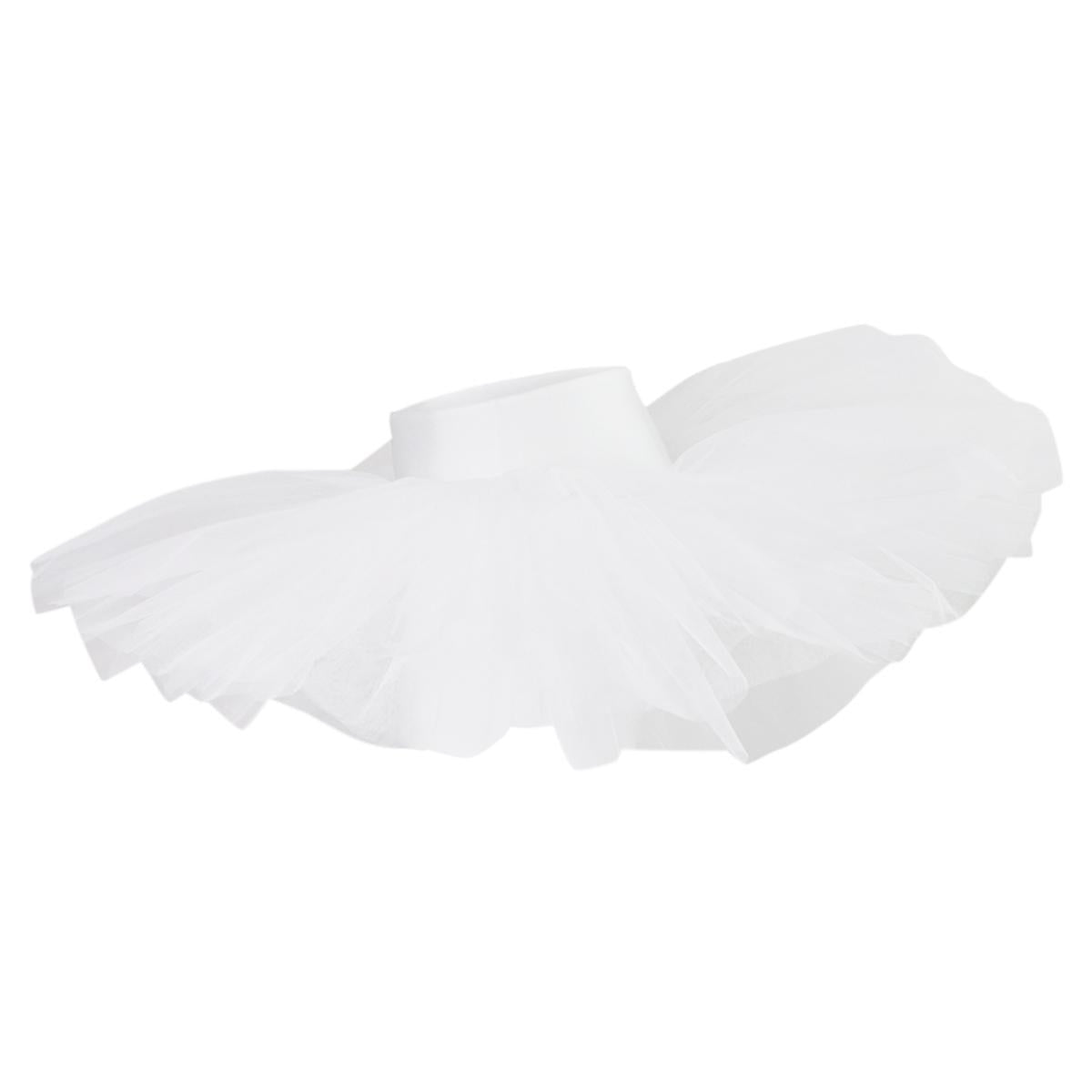 Intermezzo Damen Ballett Tutu 7736 Falsliptu - Farbe: Weiß (001) - Größe: M
