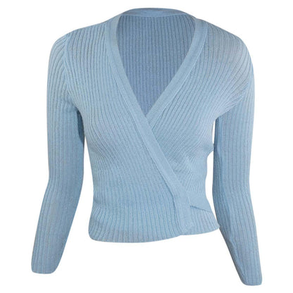Intermezzo Damen Ballett Wickeljacke 6811 Jersey Elipor - Farbe: Himmelblau (014) - Größe: M