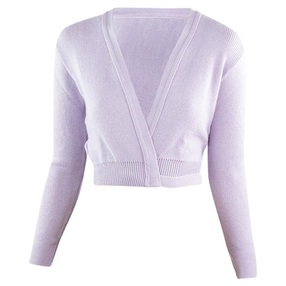Intermezzo Damen Ballett Wickeljacke 6000 Jersey Elisa - Farbe: Lavendel (080) - Größe: XL