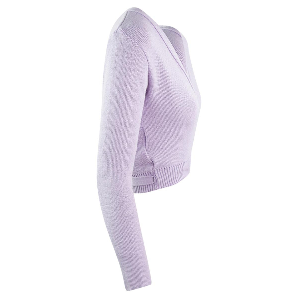 Intermezzo Damen Ballett Wickeljacke 6000 Jersey Elisa - Farbe: Lavendel (080) - Größe: XL