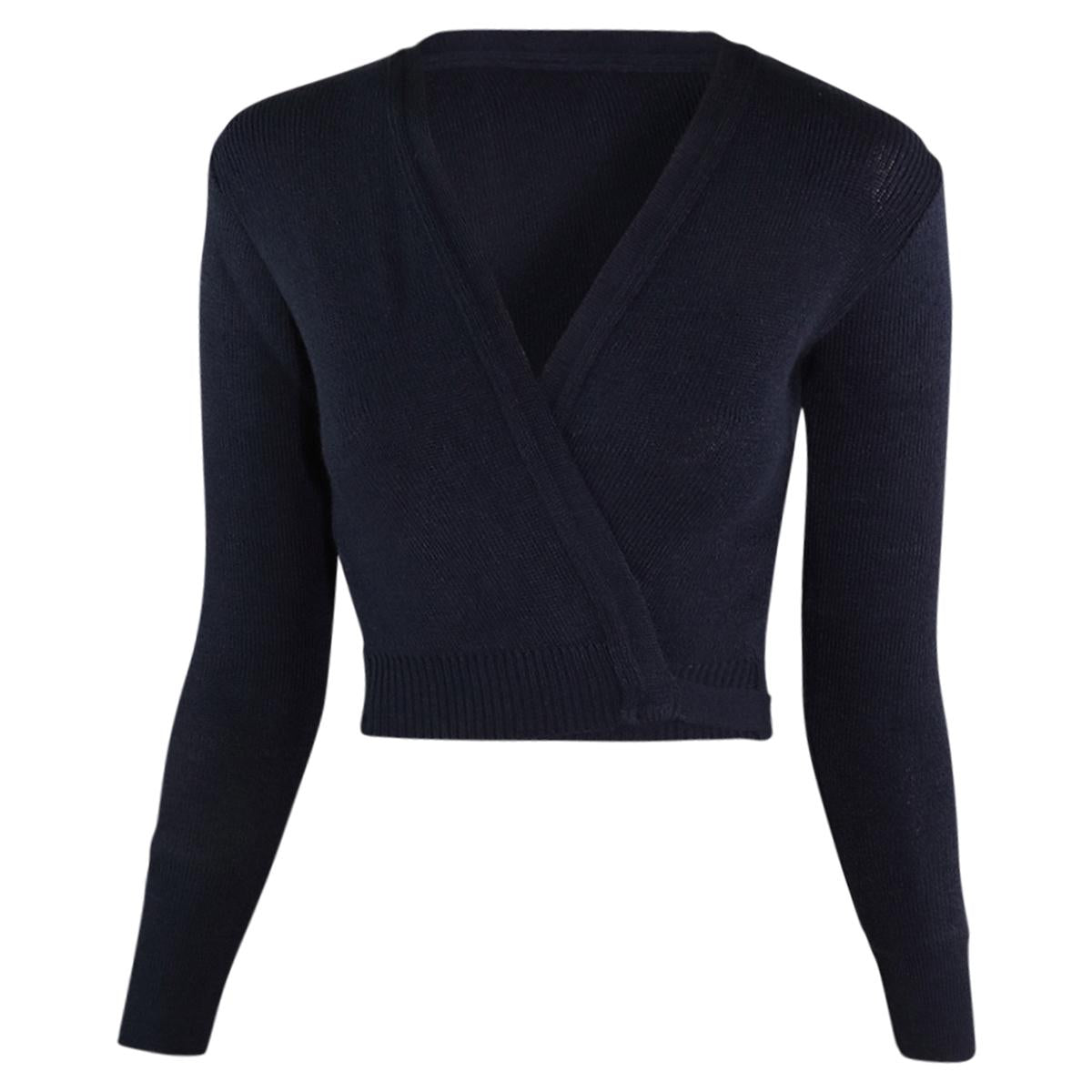 Intermezzo Damen Ballett Wickeljacke 6000 Jersey Elisa - Farbe: Navy Blau (019) - Größe: S