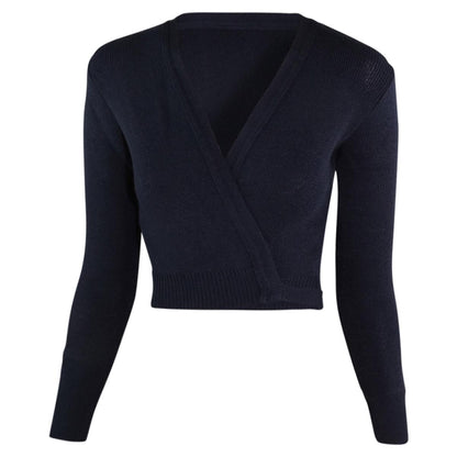 Intermezzo Damen Ballett Wickeljacke 6000 Jersey Elisa - Farbe: Navy Blau (019) - Größe: XXL