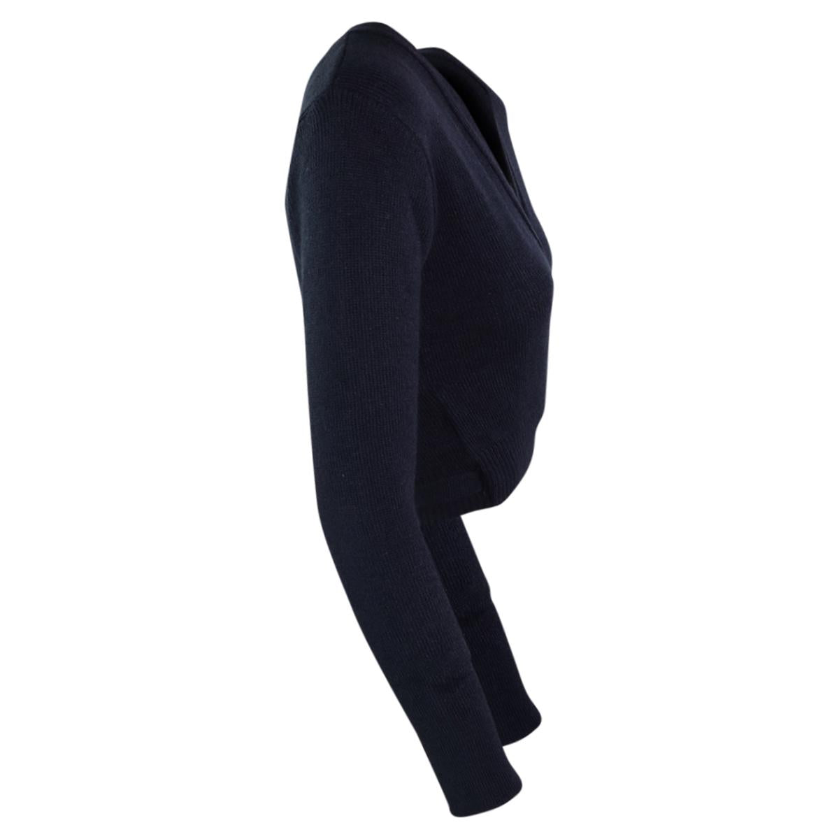 Intermezzo Damen Ballett Wickeljacke 6000 Jersey Elisa - Farbe: Navy Blau (019) - Größe: L
