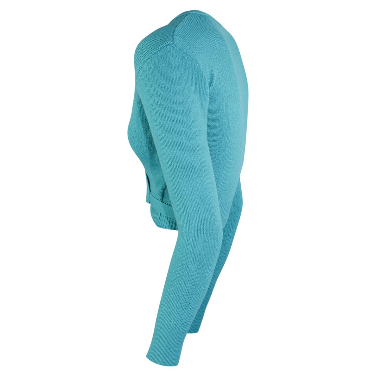 Intermezzo Damen Ballett Wickeljacke 6000 Jersey Elisa - Farbe: Türkis (016) - Größe: XXL