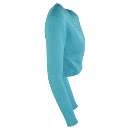 Intermezzo Damen Ballett Wickeljacke 6000 Jersey Elisa - Farbe: Türkis (016) - Größe: XL