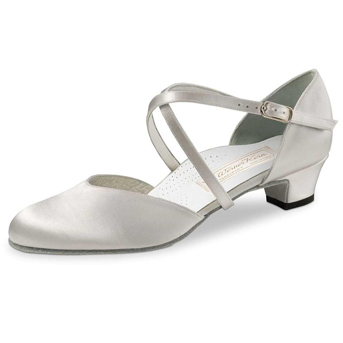 [B-Ware] Werner Kern Damen Tanzschuhe Felice 3,4 - Farbe: Weiß - Größe: UK 7