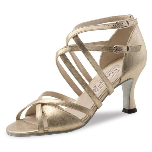Werner Kern Damen Tanzschuhe Eva 6,5 Perl Nude - Größe: UK 8