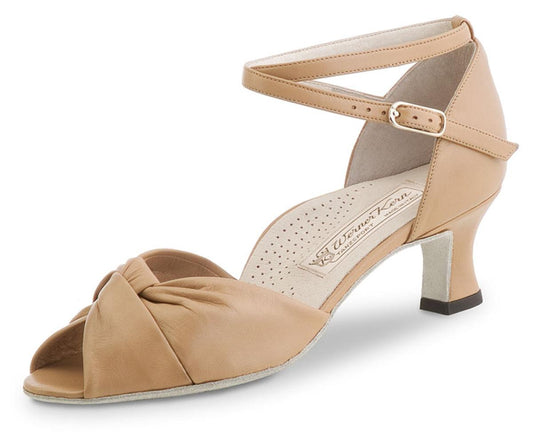 Werner Kern Damen Tanzschuhe Ruth 5 - Farbe: Beige - Größe: UK 6