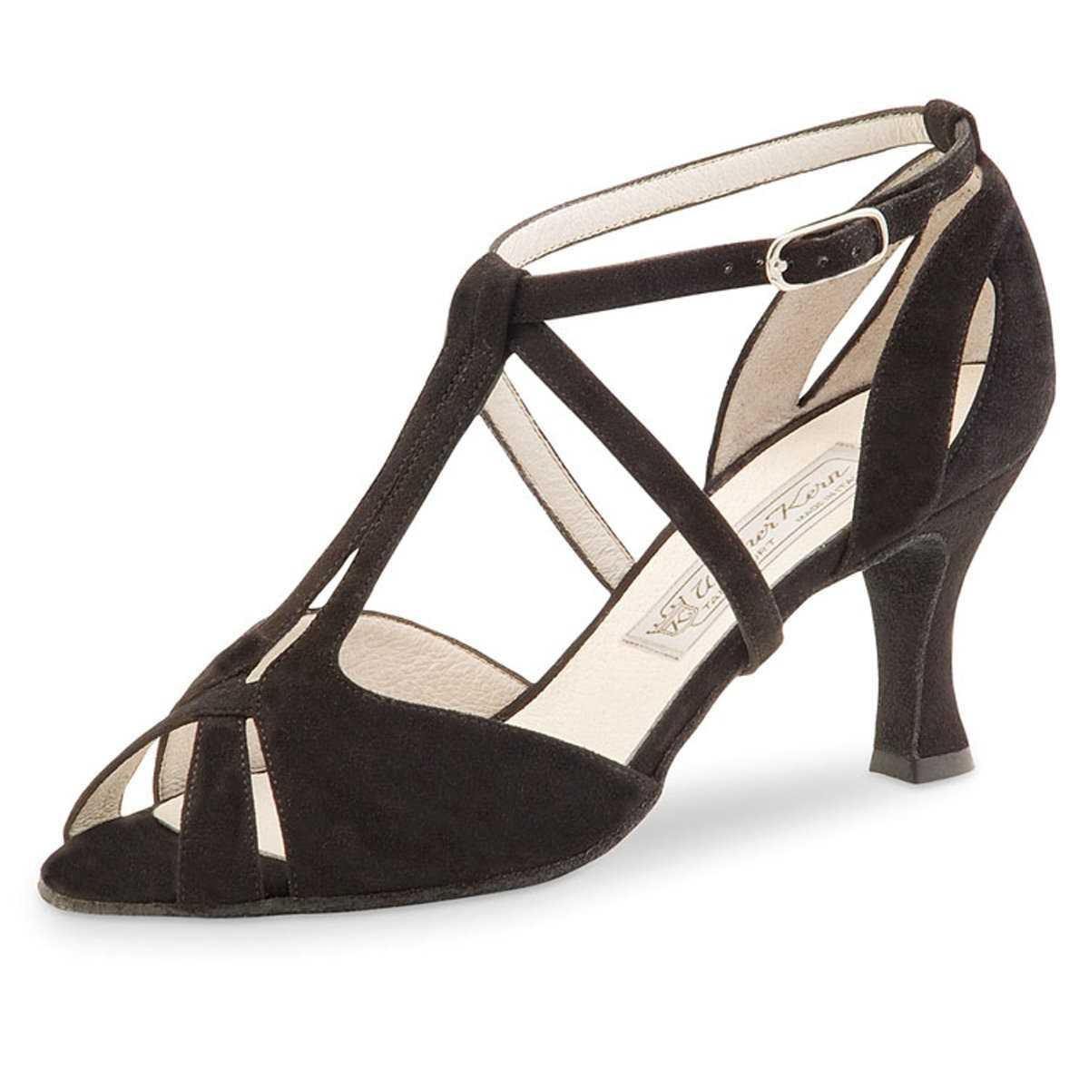 Werner Kern Damen Tanzschuhe Francis 6,5 - Farbe: Schwarz - Größe: UK 9
