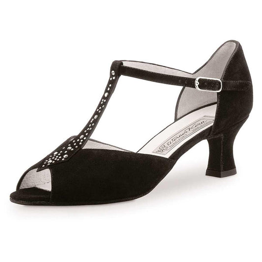 Werner Kern Damen Tanzschuhe Claudia 5,5 Schwarz - Größe: UK 1,5