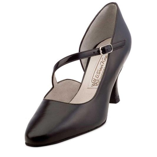 Werner Kern Damen Tanzschuhe Rita 6,5 - Farbe: Schwarz - Größe: UK 3