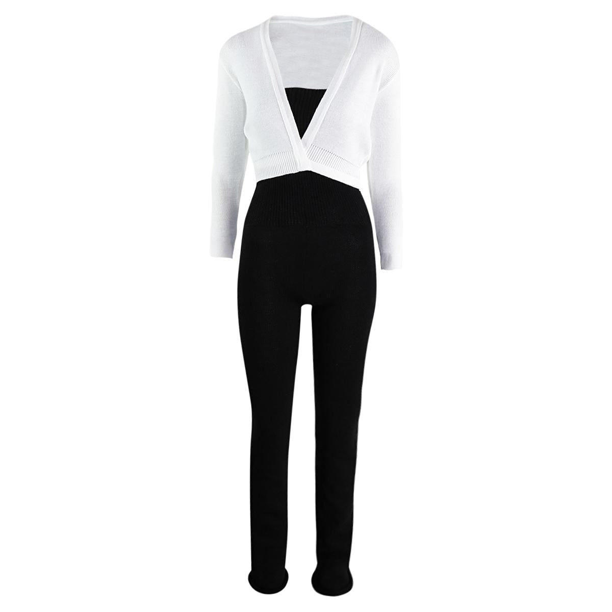 Intermezzo Damen Aufwärmanzug lang 4588 Skinlegrec - Farbe: Schwarz (037) - Größe: XL