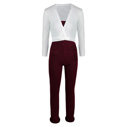 Intermezzo Damen Aufwärmanzug lang 4588 Skinlegrec - Farbe: Burgund (028) - Größe: M