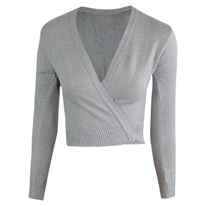 Intermezzo Damen Wickeljacke 6166 Elisurnou - Farbe: Grau (033) - Größe: M
