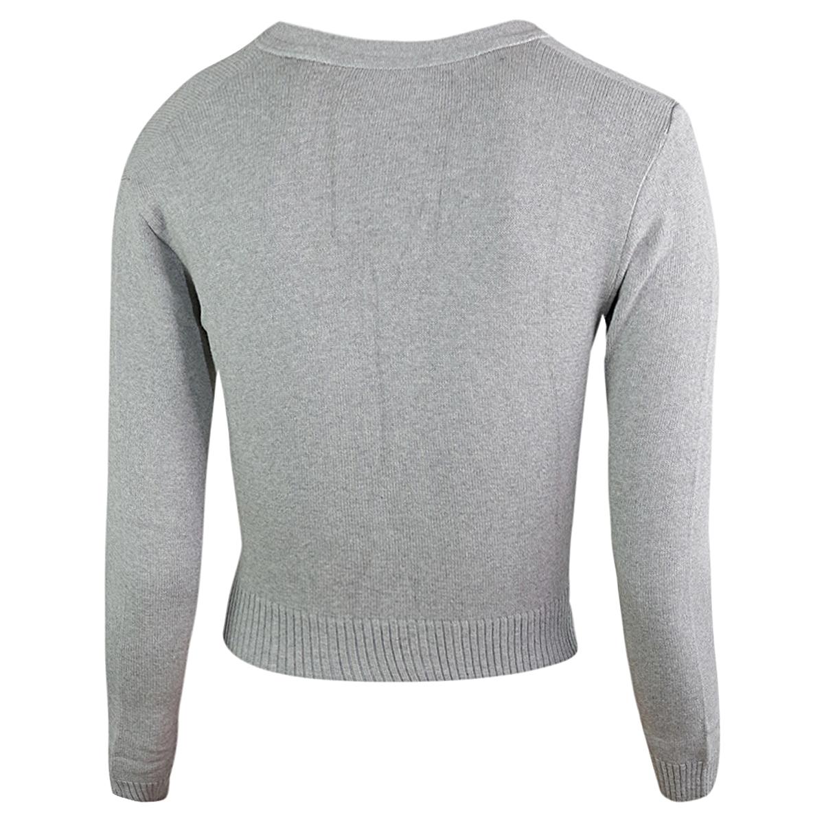 Intermezzo Damen Wickeljacke 6166 Elisurnou - Farbe: Grau (033) - Größe: XXL